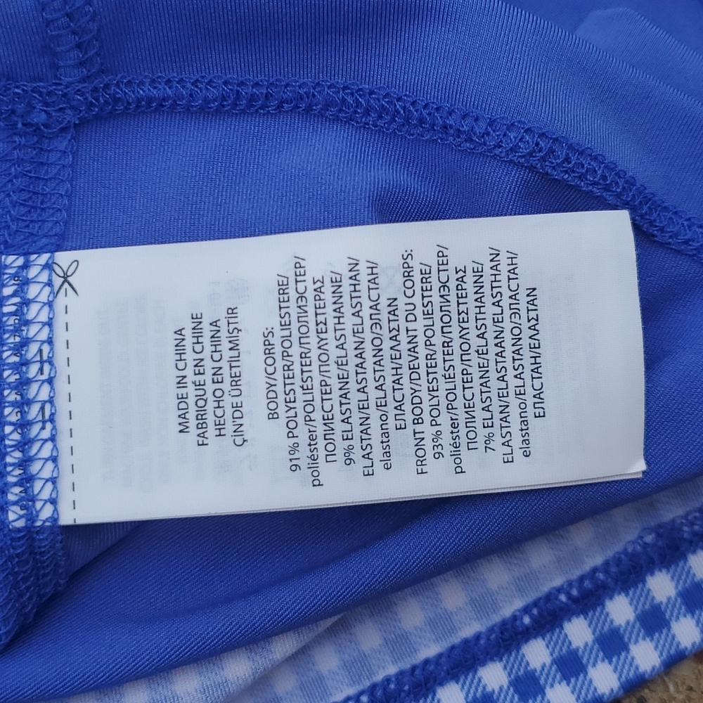 Polo Ralph Lauren Golf II Pullover Blue Gingham UPF 40+ Long Sleeve Top 6X Youth - Picture 9 of 9